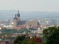 przewodnik po krakowie - widok na kościół Mariacki